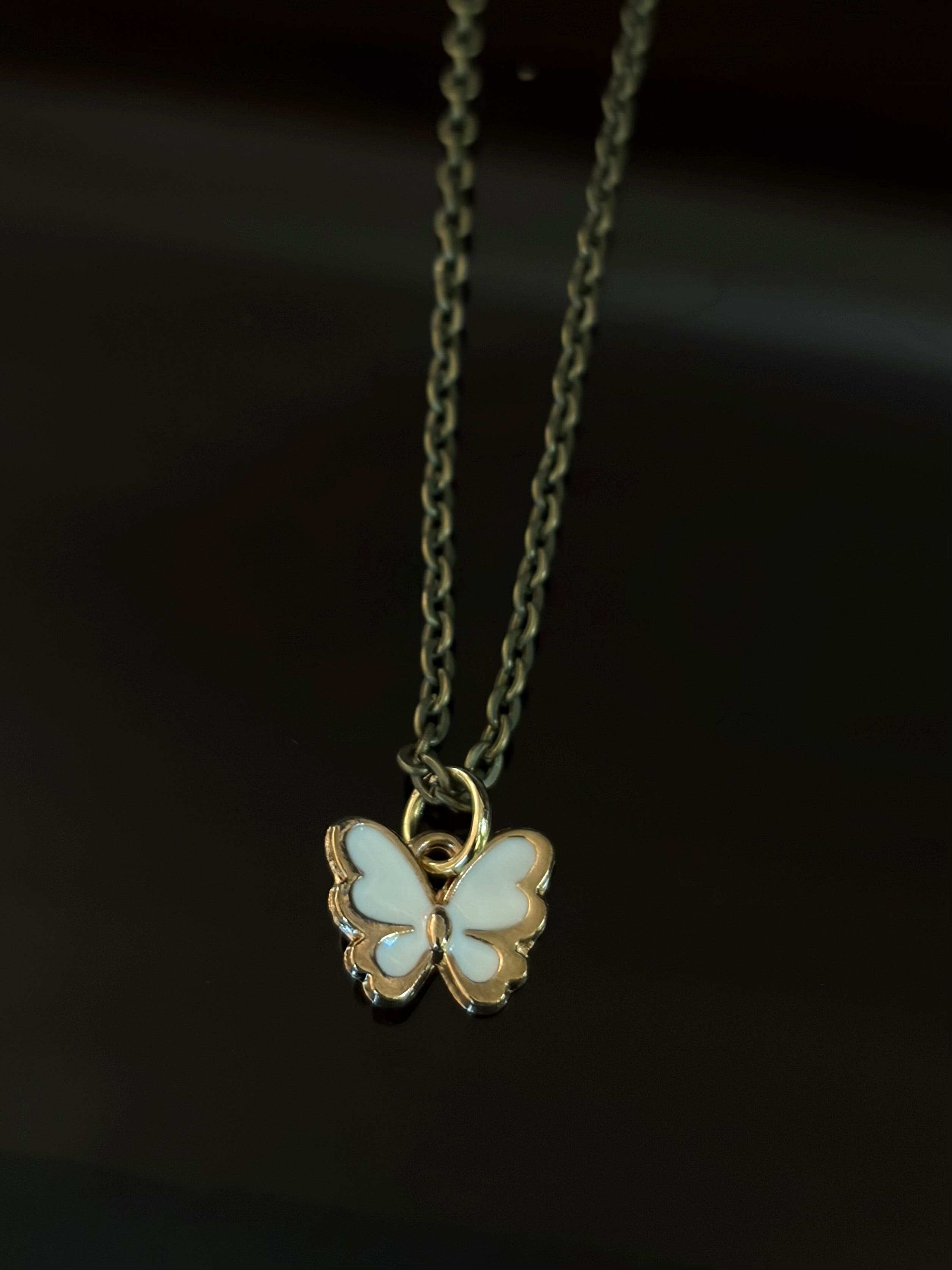 Ivory Butterfly Necklace 2