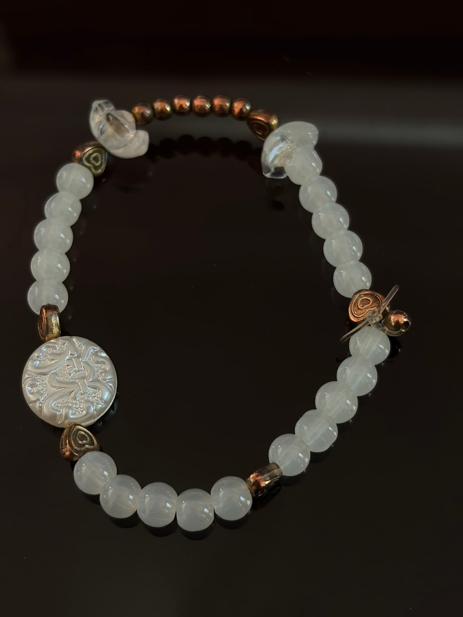 Jade Coin Bracelet